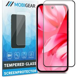 Mobigear Premium Google Pixel 9a Glazen Screenprotector - Case Friendly - Zwart
