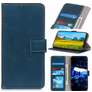 Mobigear Croco iPhone 13 Mini Hoesje Bookcase Portemonnee - Groen