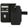 Mobiparts iPhone 14 Pro MagSafe Hoesje Echt Leer Uitneembare 2in1 Bookcase Portemonnee - Zwart