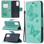 Mobigear Butterfly Samsung Galaxy S20 FE Hoesje Bookcase Portemonnee - Turquoise
