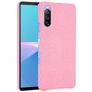 Mobigear Croco Sony Xperia 10 III Hoesje Hardcase Backcover - Roze