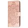 Mobigear Mandala Motorola One Hyper Hoesje Bookcase Portemonnee - Roségoud
