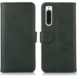 Mobigear Wallet Sony Xperia 10 V Hoesje Bookcase Portemonnee - Groen