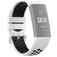 Mobigear Sport Plus Buckle Siliconen Fitbit Charge 4 Bandje Gespsluiting - Wit / Blauw