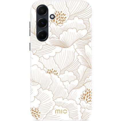 MIO Samsung Galaxy A55 MagSafe Hoesje Hardcase Backcover - White Roses