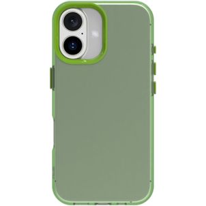 Mobigear Crystal iPhone 16 Hoesje Hardcase Backcover - Groen