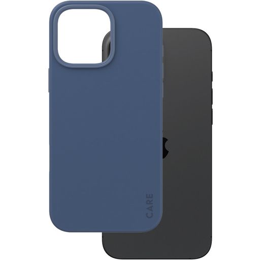 CARE by PanzerGlass Fashionable iPhone 16 Pro Max Siliconen MagSafe Hoesje Backcover - Blauw