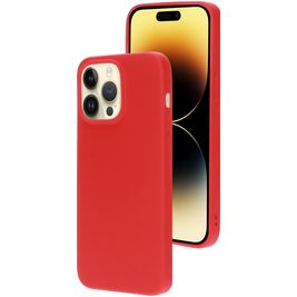 Mobiparts iPhone 14 Pro Max Siliconen Hoesje Backcover - Scarlet Red