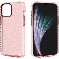 Mobigear Diamond iPhone 12 Pro Max Hoesje Hardcase Backcover - Roze