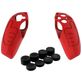 Mobigear Classic Dun Playstation 5 controller Hoesje Flexibel Siliconen - Rood
