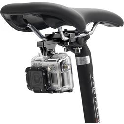 Puluz GoPro Saddle Telefoonhouder fiets Fietsframe Klem - Universal - Zwart