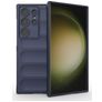 Mobigear Bumpy Samsung Galaxy S24 Ultra Hoesje Flexibel TPU Backcover - Donkerblauw