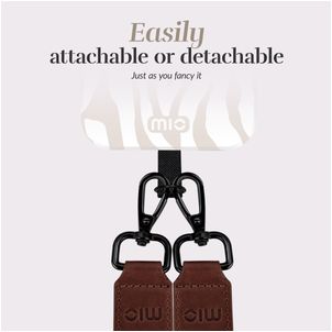 MIO Lanyard Universeel Telefoonkoord Verstelbaar - Sandy Zebra