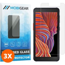 Mobigear Samsung Galaxy Xcover 5 Glazen Screenprotector - Case Friendly (3-Pack)
