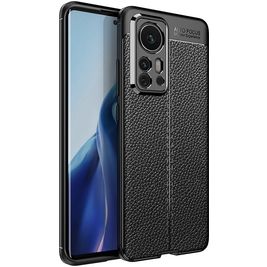 Mobigear Luxury Xiaomi 12 Pro Hoesje Flexibel TPU Backcover - Zwart