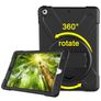 Mobigear SureGrip XGuard iPad 5 (2017) Hoes Hard Kunststof,Siliconen Backcover + Standaard - Zwart