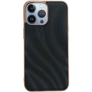 Mobigear Wavy iPhone 14 Pro Max Hoesje Hardcase Backcover - Zwart