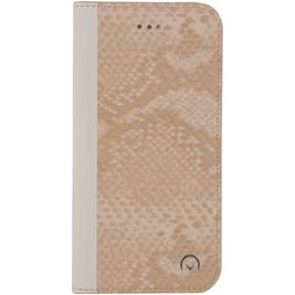Mobilize Premium Gelly Samsung Galaxy S8 Hoesje Bookcase Portemonnee - Snake Light Peach
