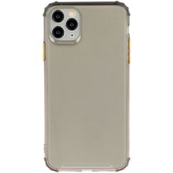 Mobigear Cushion iPhone 12 Pro Max Hoesje Flexibel TPU Backcover Shockproof - Grijs