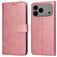 Mobigear Wallet iPhone 18 Pro Max Hoesje Bookcase Portemonnee - Roségoud