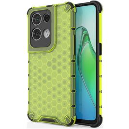Mobigear Honeycomb OPPO Reno 8 Pro 5G Hoesje Hardcase Backcover Shockproof - Groen