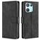 Mobigear Croco OPPO Reno 8 Pro 5G Hoesje Bookcase Portemonnee - Zwart