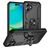 Mobigear Armor Ring iPhone 17 Hoesje Hardcase Backcover Shockproof met Ringhouder - Zwart
