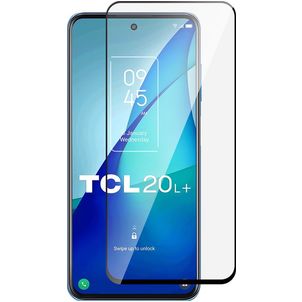 Mobigear Premium TCL 20L Glazen Screenprotector - Case Friendly - Zwart