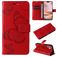 Mobigear Butterfly iPhone 16 Plus Hoesje Bookcase Portemonnee - Rood
