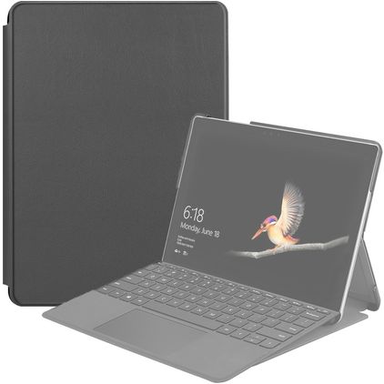 Mobigear Folio Microsoft Surface Go 2 Hoes Bookcase - Grijs