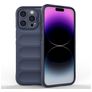 Mobigear Bumpy iPhone 15 Pro Max Hoesje Flexibel TPU Backcover - Donkerblauw