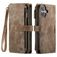 CaseMe C30 iPhone 17 Hoesje Bookcase Portemonnee - Bruin