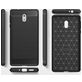 Mobigear Brushed Slim Nokia 3 Hoesje Flexibel TPU Backcover - Zwart