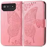 Mobigear Butterfly ASUS ROG Phone 6 Pro Hoesje Bookcase Portemonnee - Roze