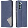 Mobigear Rhombus Slim Motorola Moto G200 5G Hoesje Bookcase - Blauw