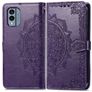 Mobigear Mandala Nokia X30 Hoesje Bookcase Portemonnee - Paars