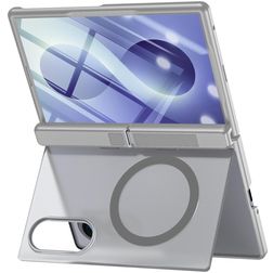 Mobigear Kickstand Samsung Galaxy Z Fold 8 MagSafe Hoesje Hardcase Backcover Shockproof met Standaard - Grijs