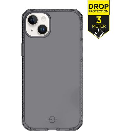 ITSkins SpectrumClear-R iPhone 14 Hoesje Flexibel TPU Backcover Shockproof - Smoke