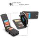 Caseme 007 iPhone XS Hoesje Uitneembare 2in1 Bookcase Portemonnee - Zwart
