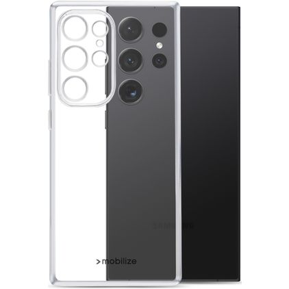 Mobilize Gelly Doorzichtig Samsung Galaxy S24 Ultra Hoesje Flexibel TPU Backcover - Transparant