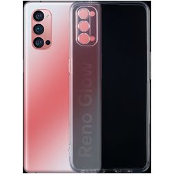 Mobigear Ultra Thin Doorzichtig OPPO Reno 4 Pro 5G Hoesje Flexibel TPU Extra Dun Backcover - Transparant