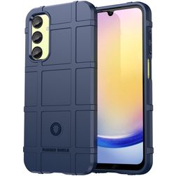 Mobigear Rugged Shield Samsung Galaxy A55 Hoesje Flexibel TPU Backcover Shockproof - Blauw