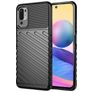 Mobigear Groove Xiaomi Redmi Note 10 5G Hoesje Flexibel TPU Backcover - Zwart