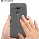 Mobigear Luxury LG G8 ThinQ Hoesje Flexibel TPU Backcover - Marineblauw