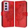 Mobigear Butterfly OPPO Reno 12 Pro Hoesje Bookcase Portemonnee - Rood