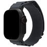 Mobilize Alpine Nylon Apple Watch Bandje Gespsluiting - 42/41/40/38 mm - Dark Grey