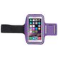 Mobigear Telefoonhouder Hardlopen iPhone 8 Plus Sport Hoesje Neopreen Sportarmband - Paars