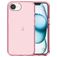 Mobigear Crystal iPhone 16e Hoesje Hardcase Backcover - Roze