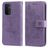 Mobigear Flowers OPPO A74 5G Hoesje Bookcase Portemonnee - Paars