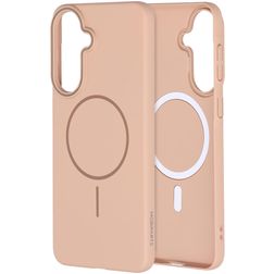Mobiparts Slim Line Samsung Galaxy A57 MagSafe Hoesje Hardcase Backcover - Dune Sand
